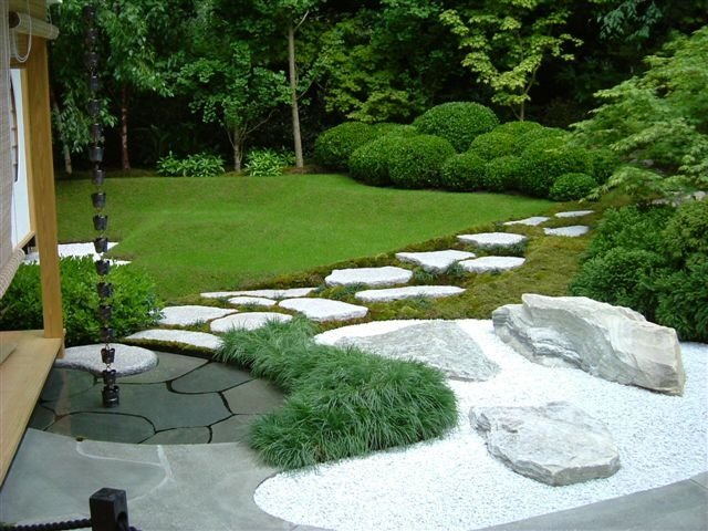 белый мрамор в ландшафтном дизайне