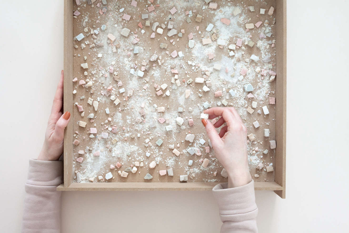 diy terrazzo table 